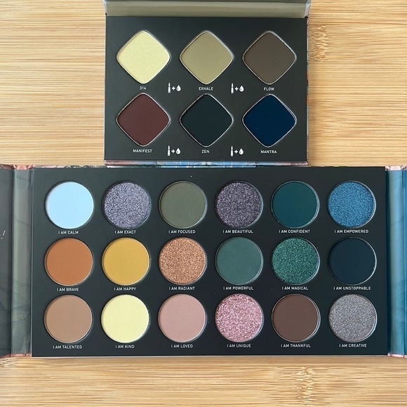 Brand New Morphe Ashley Strong Affirmation Magic Eyeshadow Palette & Cake Liner - Picture 1 of 14